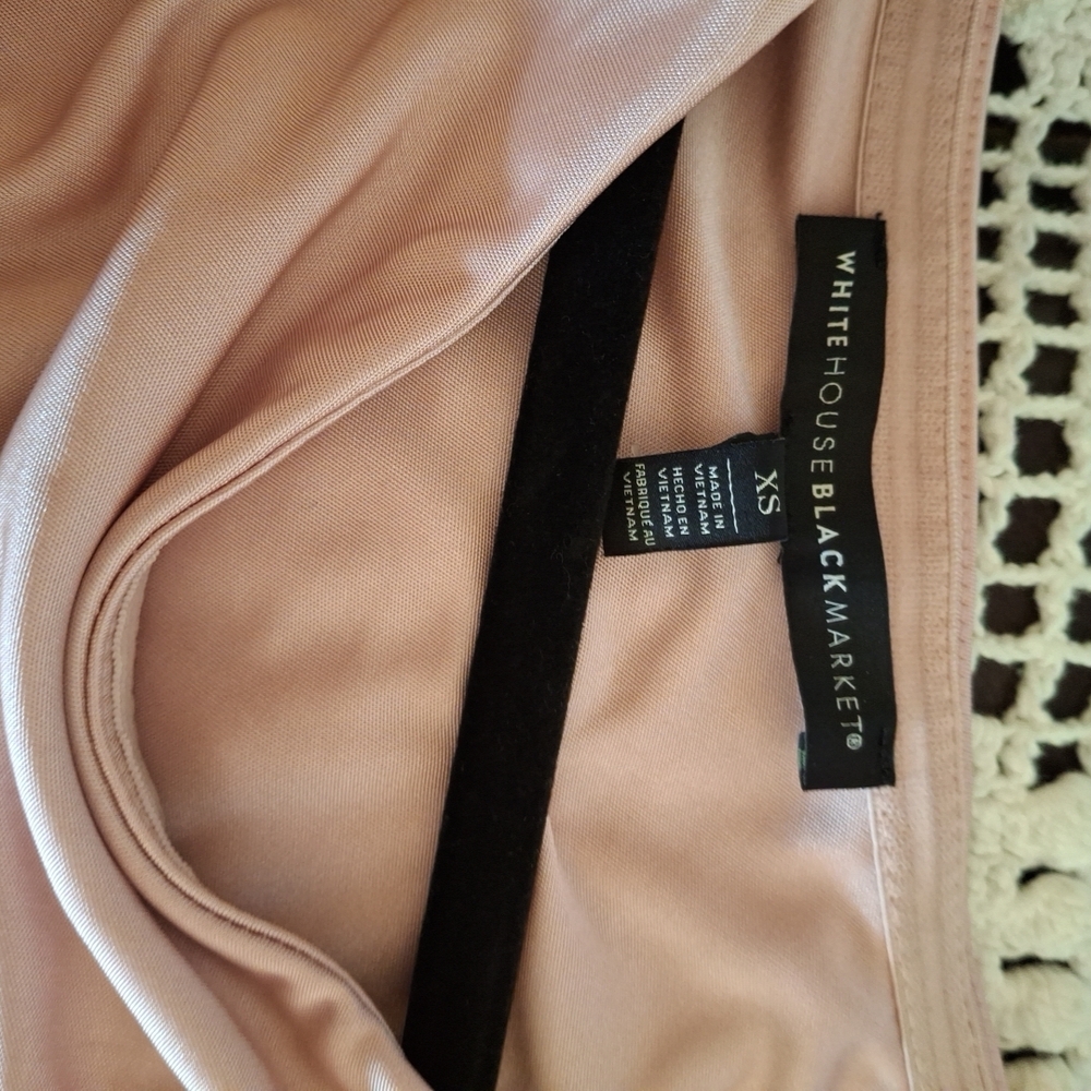 White House Black Market Soft Pink Top